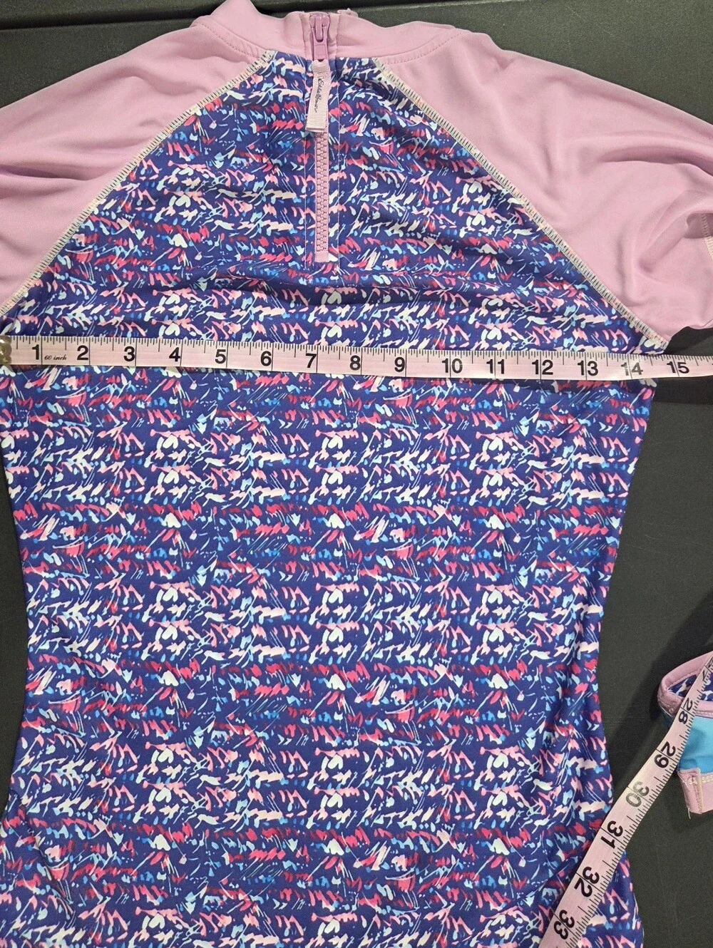 Kids Purple Floral Rash Guard Swim Set - 4-Piece